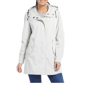 GALLERY Hooded Zip-up jacket pearl